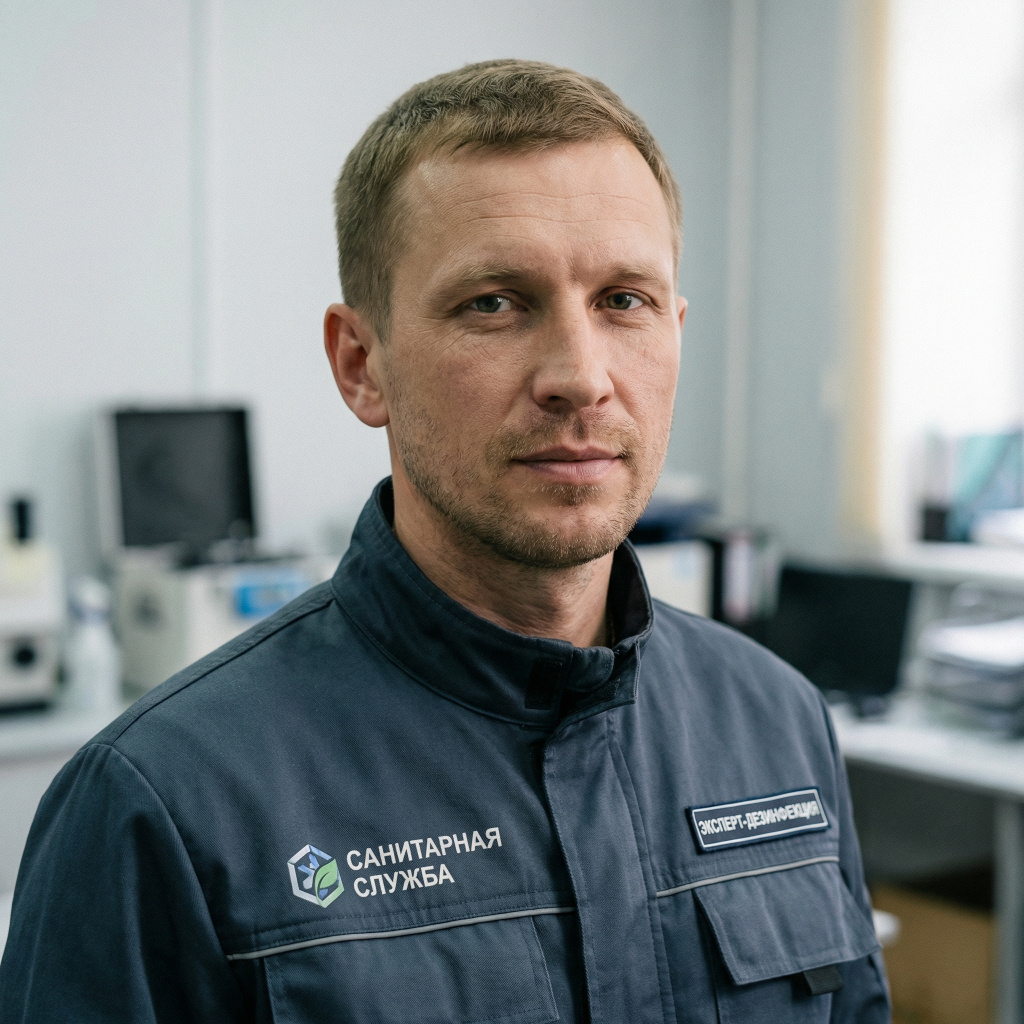 Специалист по дезинфекции Сергей